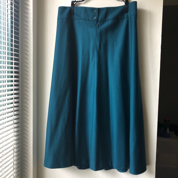 Talbots Dresses & Skirts - Retro : Talbot : Teal : Midi A-Line Skirt